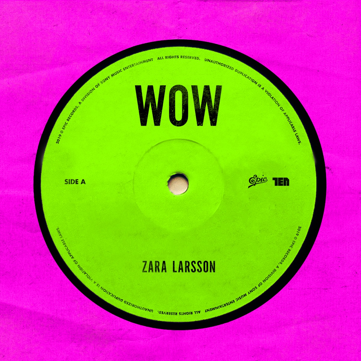 WOW - Single by Zara Larsson album cover