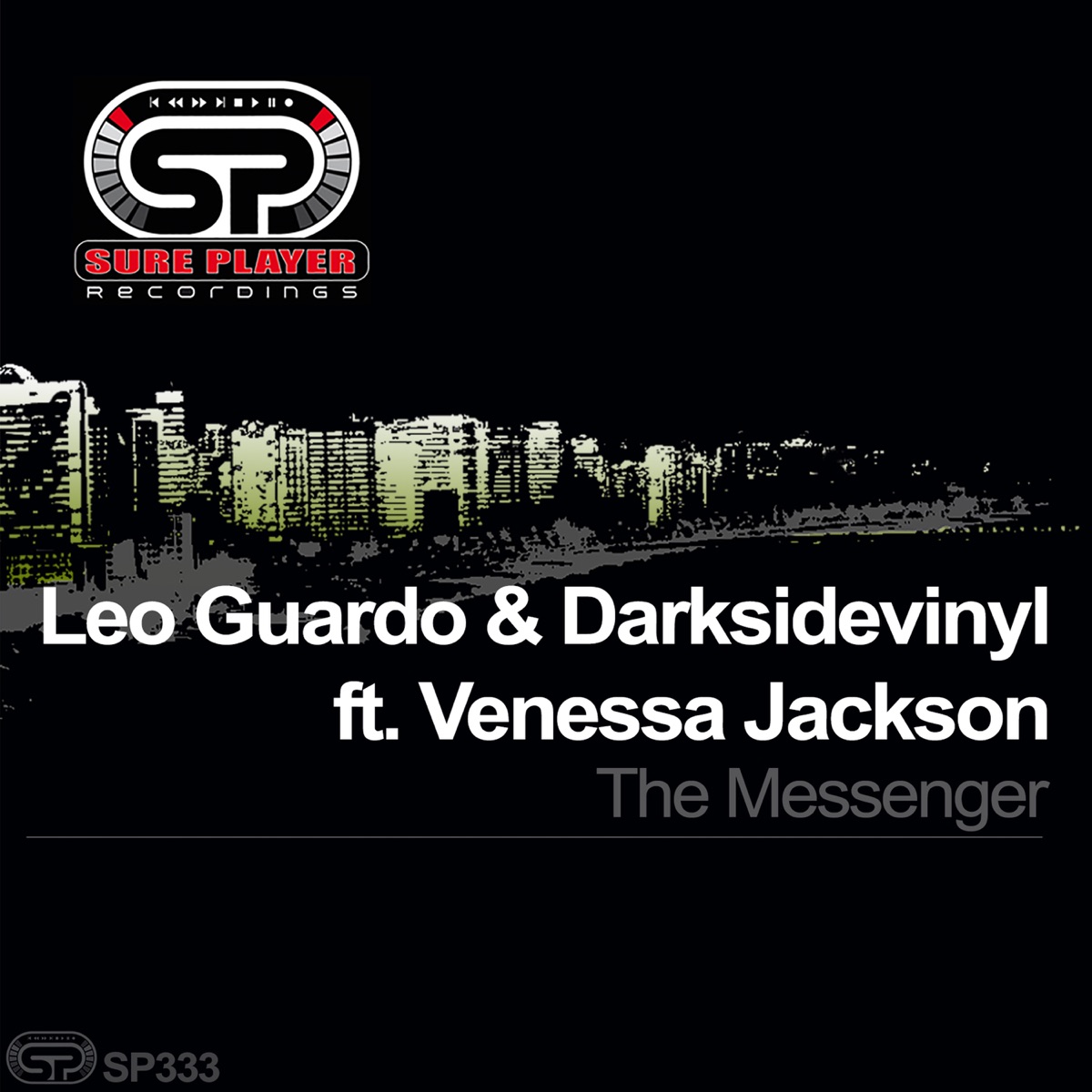 The Messenger (feat. Venessa Jackson) - Single by Leo Guardo & Darksidevinyl album cover