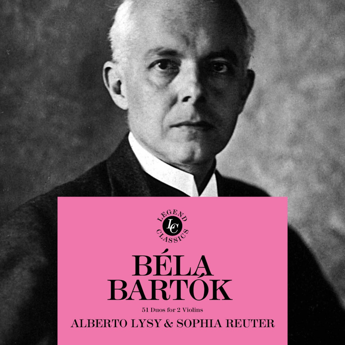Béla Bartók: 51 Duos for Violins by Alberto Lysy & Sophia Reuter album cover