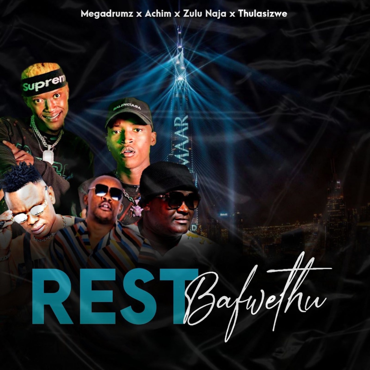 Rest Bafwethu - Single (feat. Zulu Naja & Thulasizwe) - Single by MEGADRUMZ & ACHIM album cover