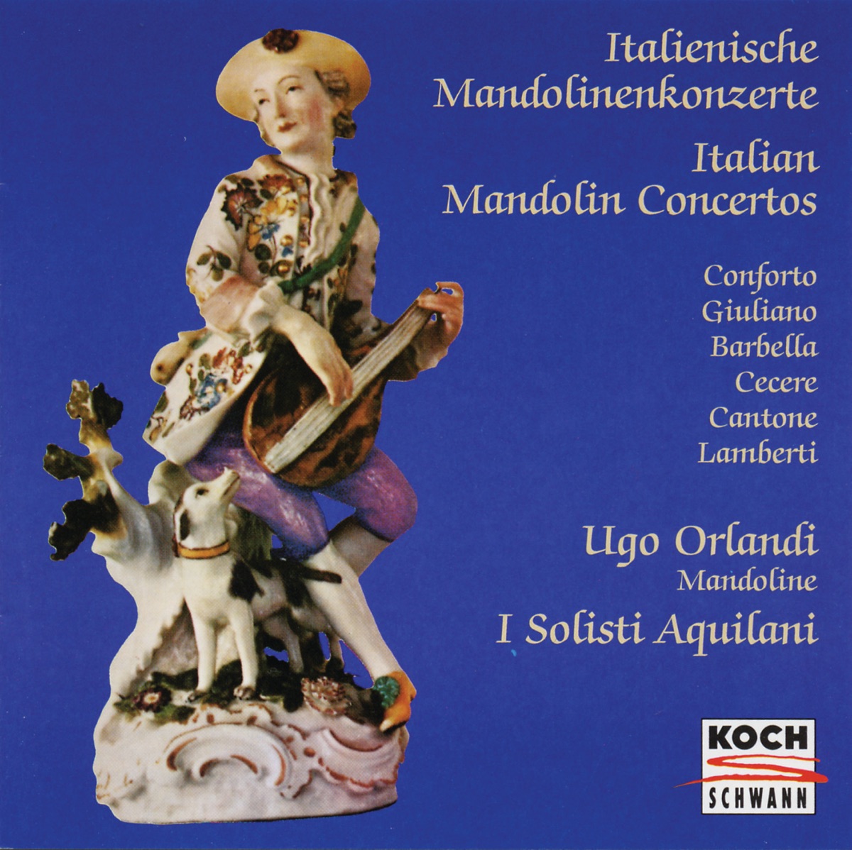 Italian Mandolin Concertos by I Solisti Aquilani, Vittorio Antonellini & Ugo Orlandi album cover