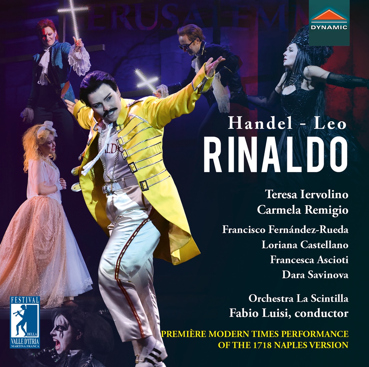 Handel & Leo: Rinaldo (Live) by Teresa Iervolino, Carmela Remigio, Francisco Fernández-Rueda, Loriana Castellano, Francesca Ascioti, Dara Savinova, Orchestra La Scintilla & Fabio Luisi album cover