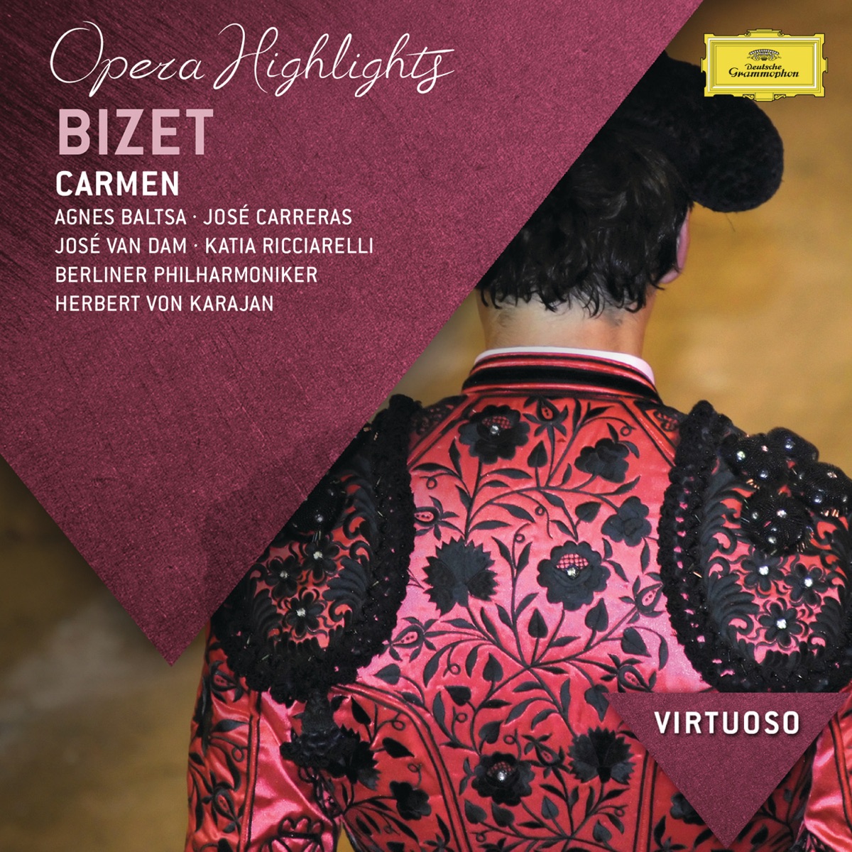 Bizet: Carmen - Highlights by Agnes Baltsa, Berlin Philharmonic, José Carreras, Herbert von Karajan, Katia Ricciarelli, José Van Dam & Chœurs de l'Opéra national de Paris album cover