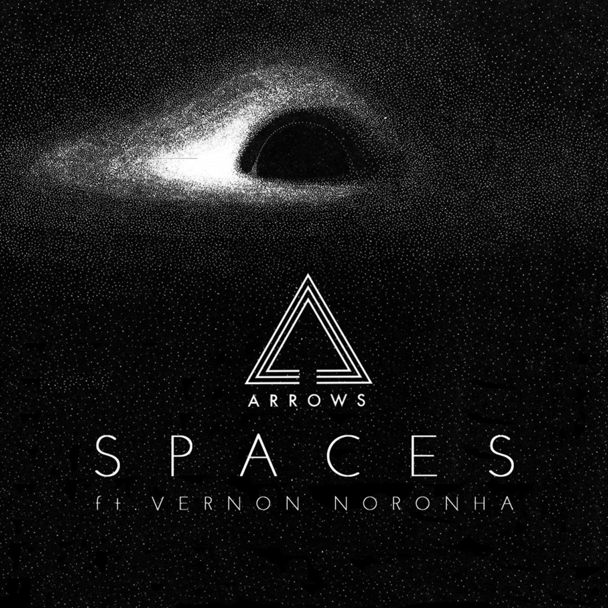 Spaces (feat. Vernon Noronha) - Single by Arrows album cover