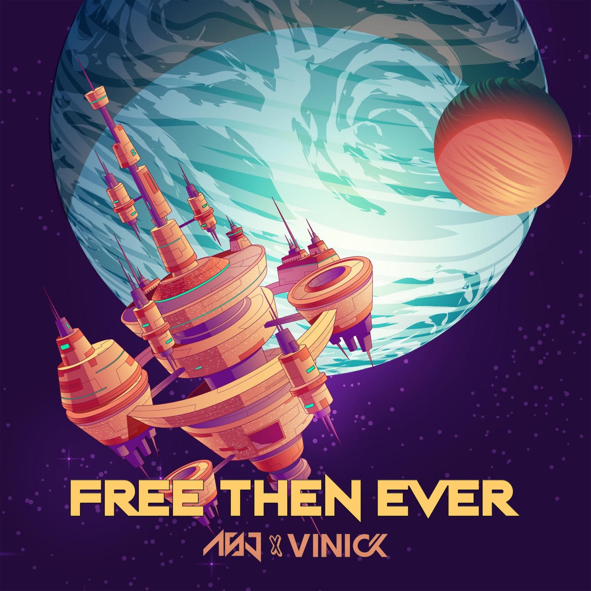 Free Then Ever - Single by ASJ & Vinick album cover