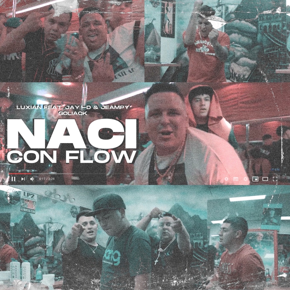 Naci Con Flow (feat. Goliack El Brutality, Jay D & Jeampy) - Single by Luxian album cover
