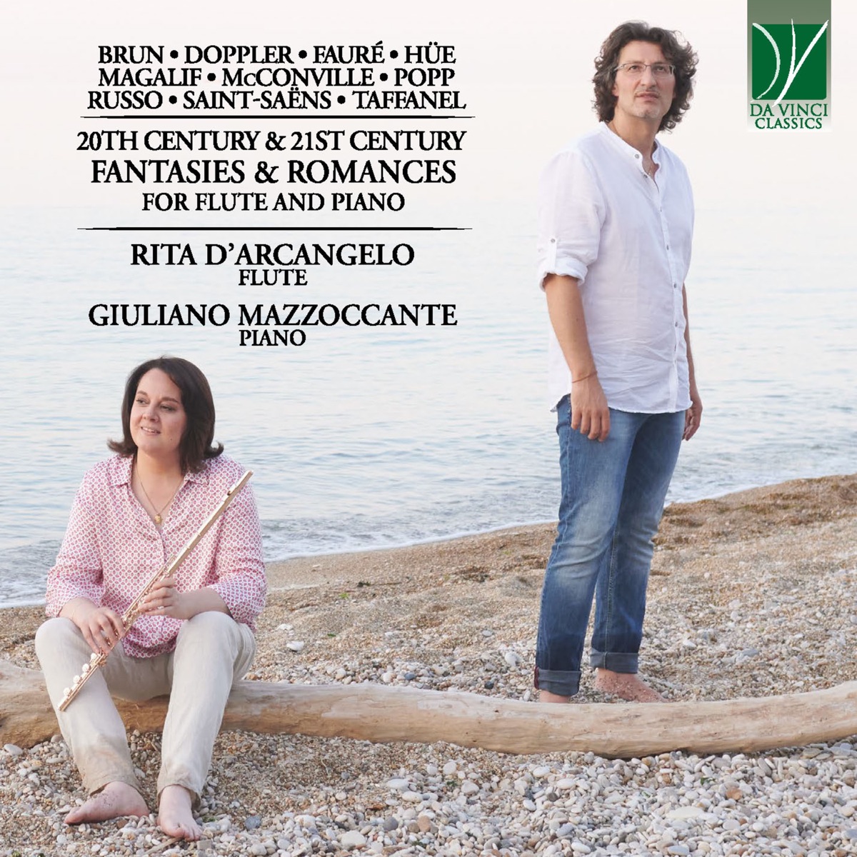 20th Century & 21st Century Fantasies and Romances (Arr. for Flute and Piano) by Rita D'Arcangelo & Giuliano Mazzoccante album cover