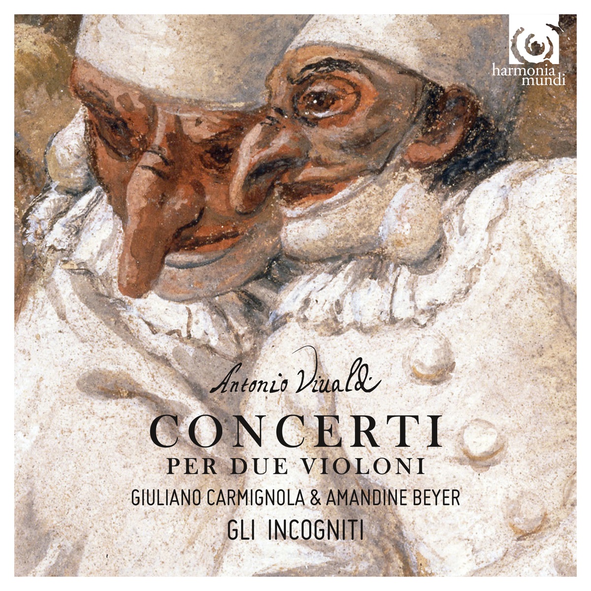 Vivaldi: Concerti per due violini by Amandine Beyer, Giuliano Carmignola & Gli Incogniti album cover