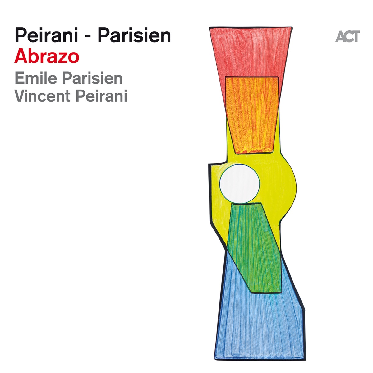 Abrazo by Vincent Peirani & Emile Parisien album cover