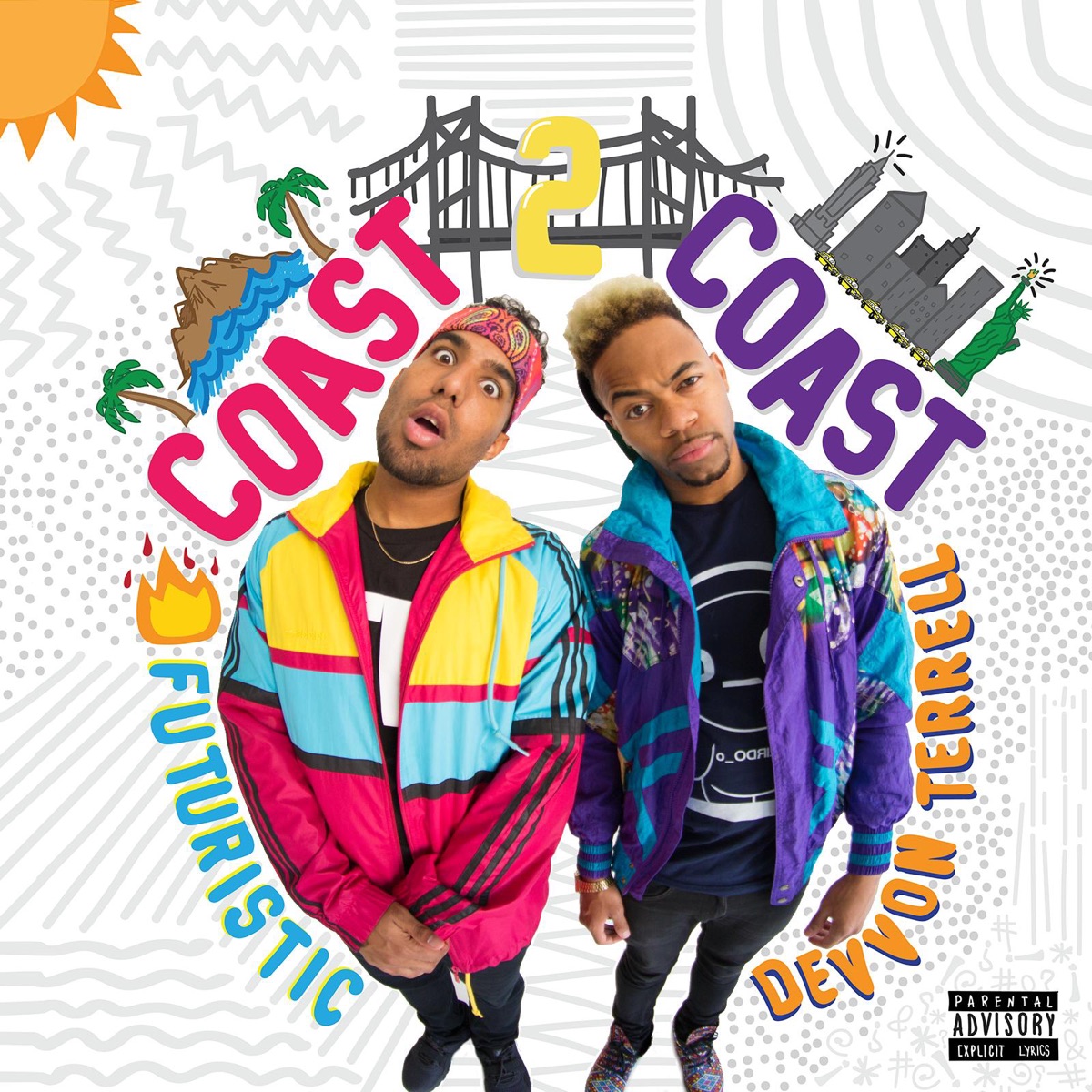 Coast 2 Coast by FUTURISTIC & Devvon Terrell album cover