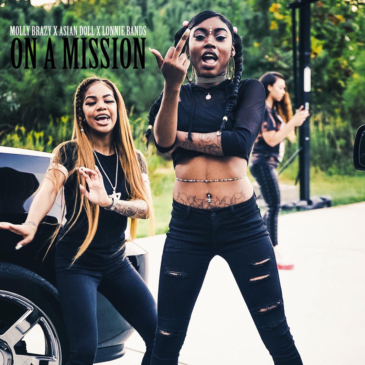 On a Mission - Single by Molly Brazy, BandGang Lonnie Bands & Asian Doll album cover