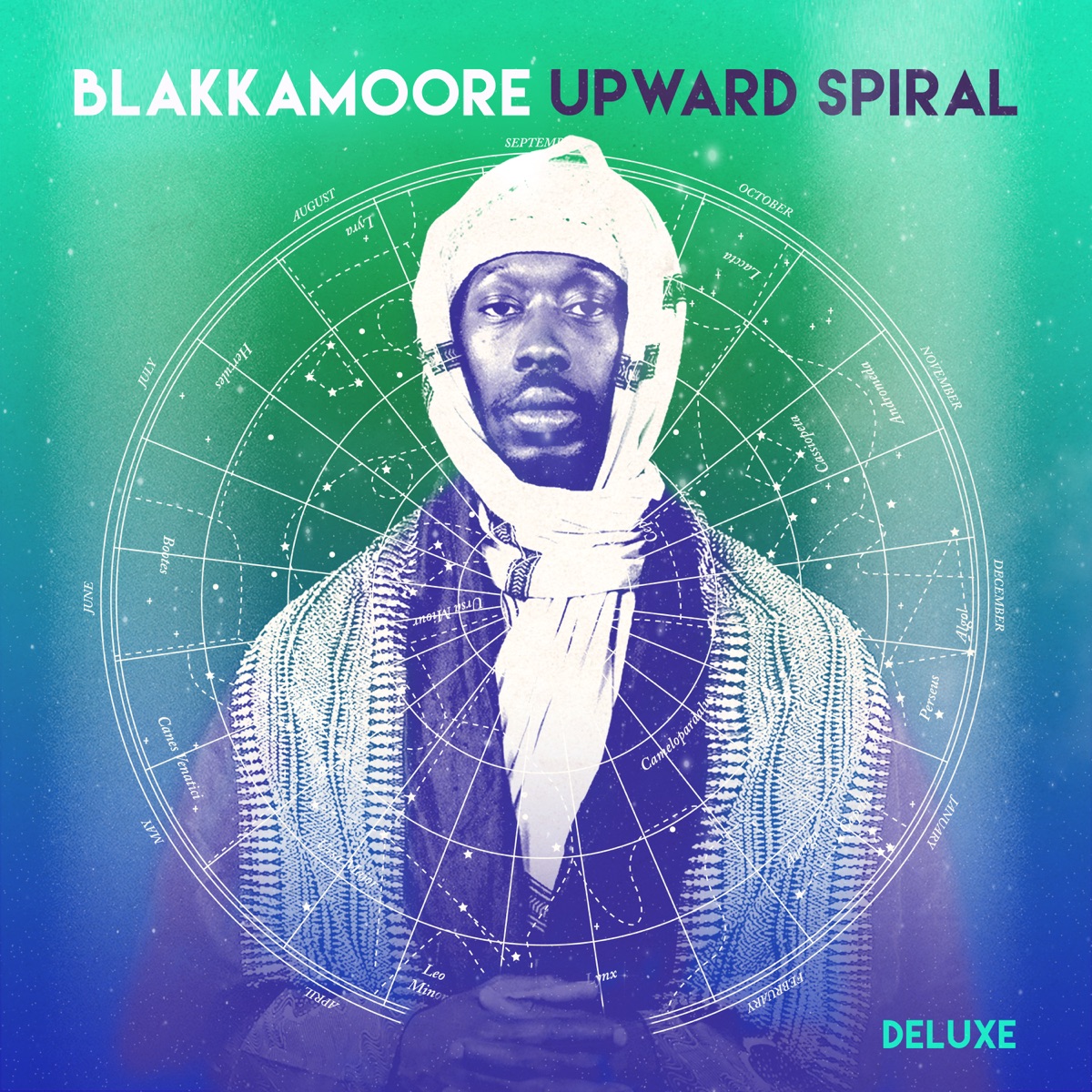 Upward Spiral (Deluxe) by Blakkamoore album cover