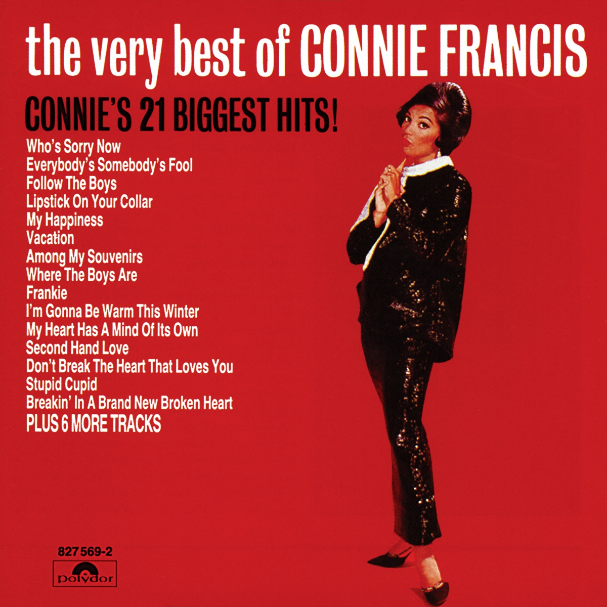 The Very Best of Connie Francis - Connie's 21 Biggest Hits by Connie Francis album cover