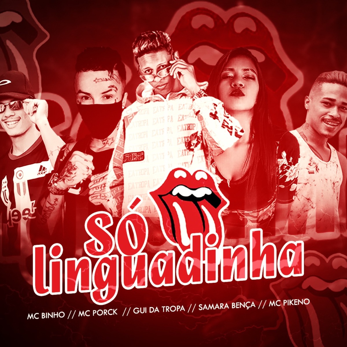 Só Linguadinha - Single by Gui da Tropa, MC Binho, Mc Pikeno, Samara Bença & Mc Porck album cover