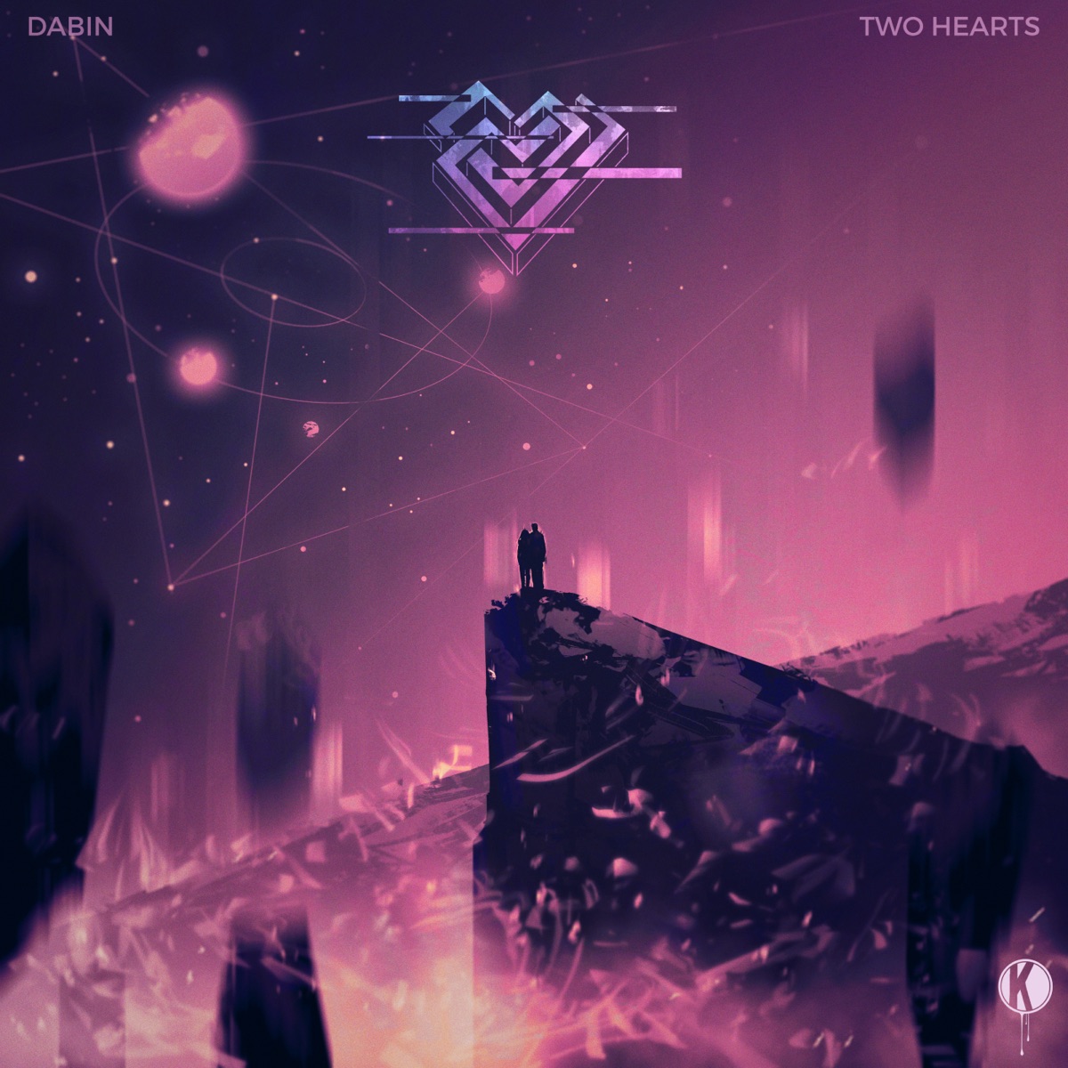 Two Hearts by Dabin album cover