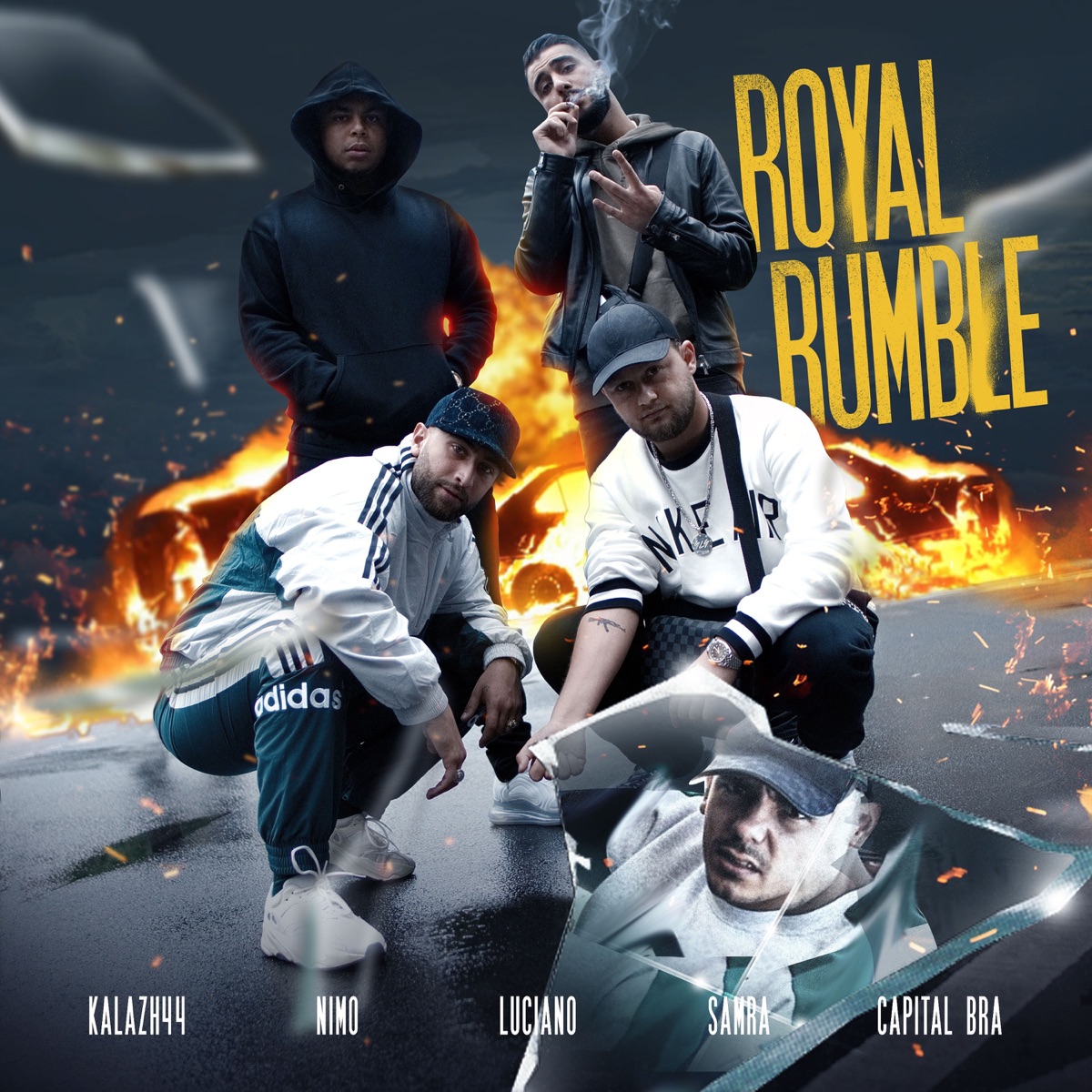 Royal Rumble (feat. Nimo & Luciano) - Single by Kalazh44, Capital Bra & Samra album cover