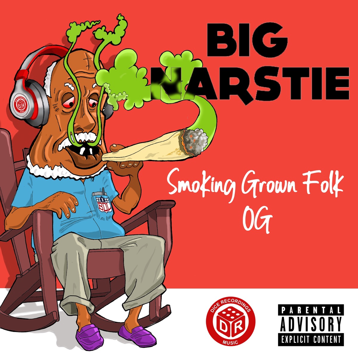 Smoking Grown Folk OG - EP by Big Narstie album cover