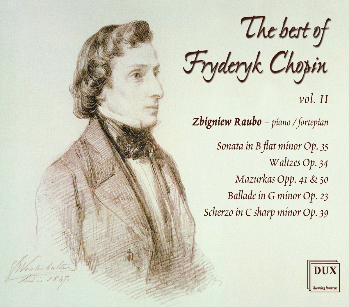 The Best of Fryderyk Chopin, Vol. 2 by Zbigniew Raubo album cover