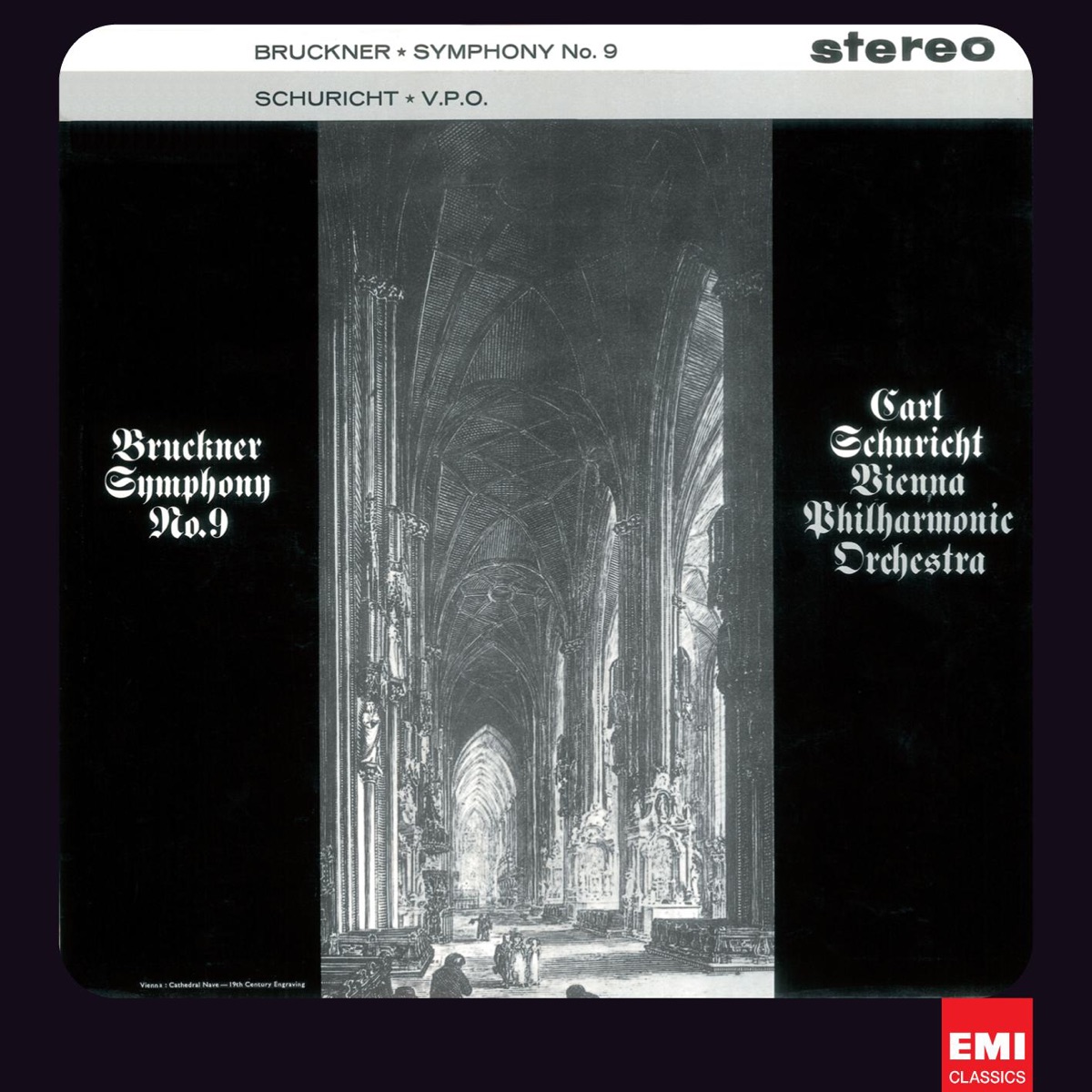 Bruckner: Symphony No. 9 by Carl Schuricht & Vienna Philharmonic album cover