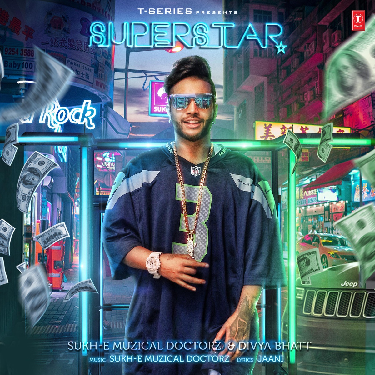 Superstar - Single by Sukh-E Muzical Doctorz & Divya Bhatt album cover