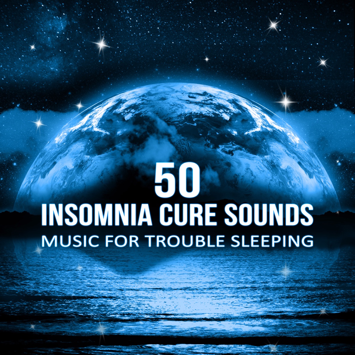50 Insomnia Cure Sounds: Music for Trouble Sleeping, Healing Delta Waves, Deep Sleep Therapy, Meditation Relaxation by Deep Sleep Hypnosis Masters album cover