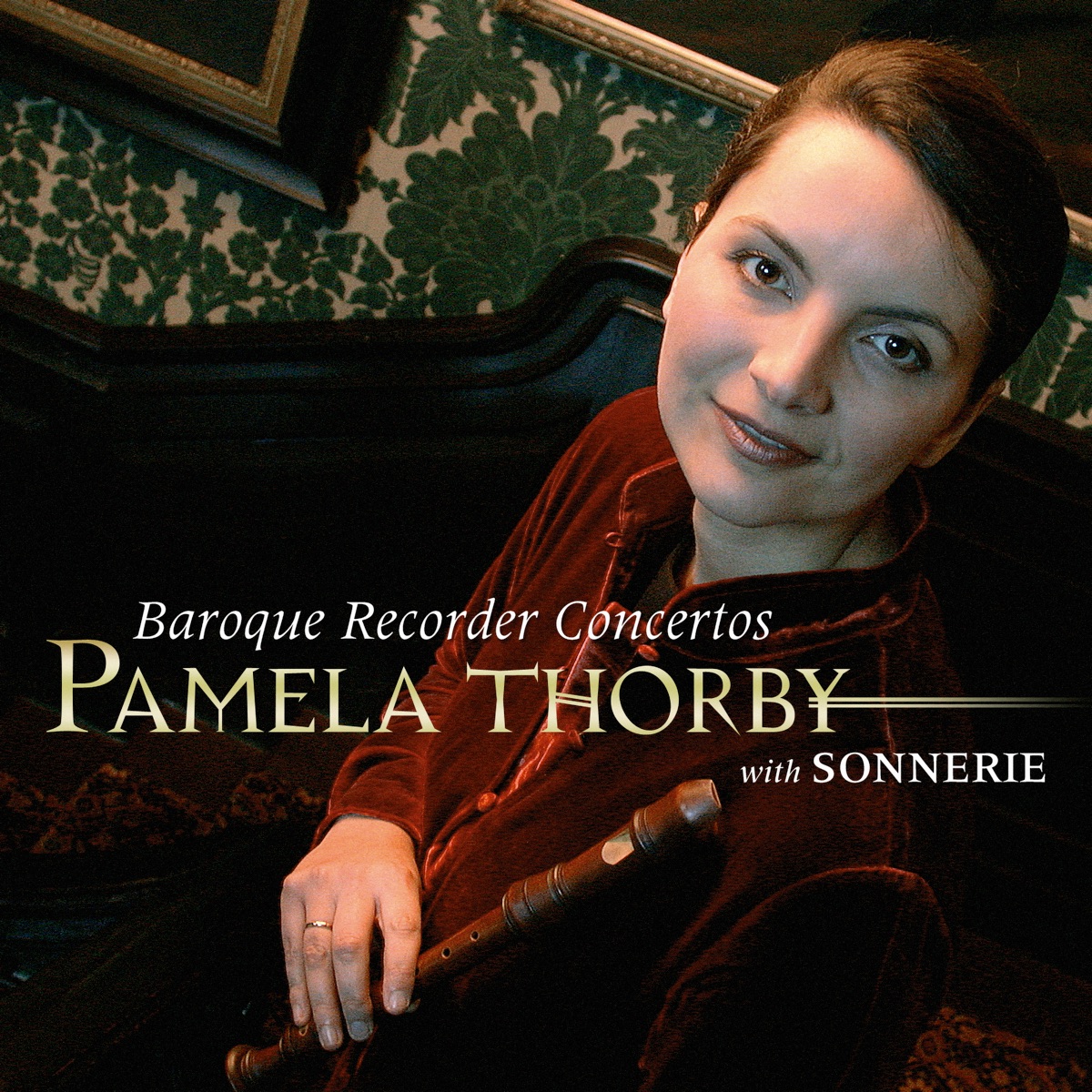 Baroque Recorder Concertos by Monica Huggett, Pamela Thorby & Sonnerie album cover
