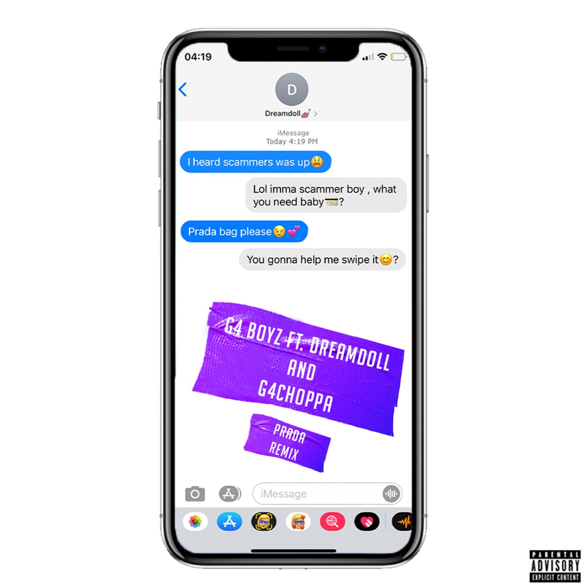 Prada (Remix) [feat. DreamDoll & G4choppa] - Single by G4 Boyz album cover