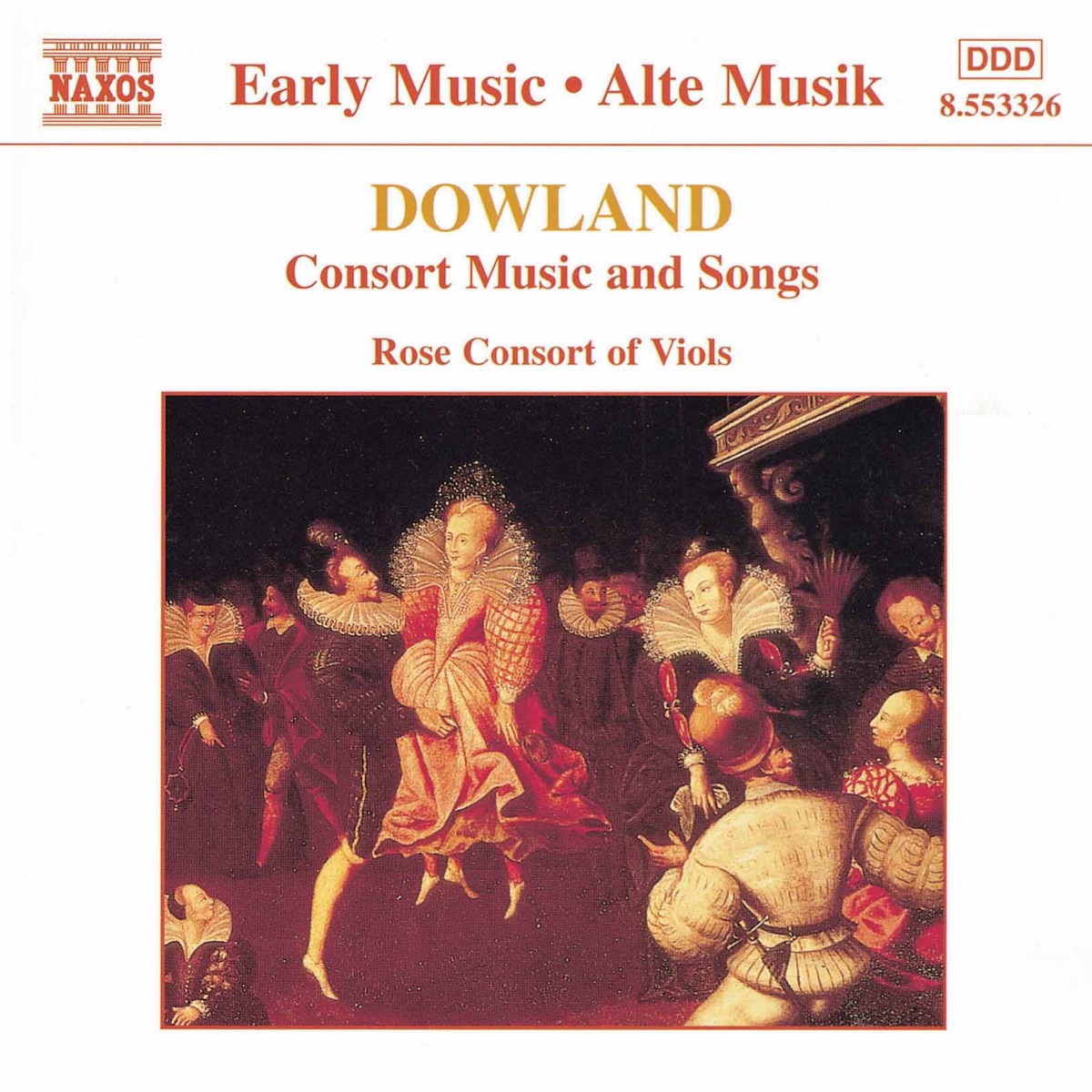 Dowland: Consort Music and Songs by Catherine King, Jacob Heringman & Rose Consort of Viols album cover