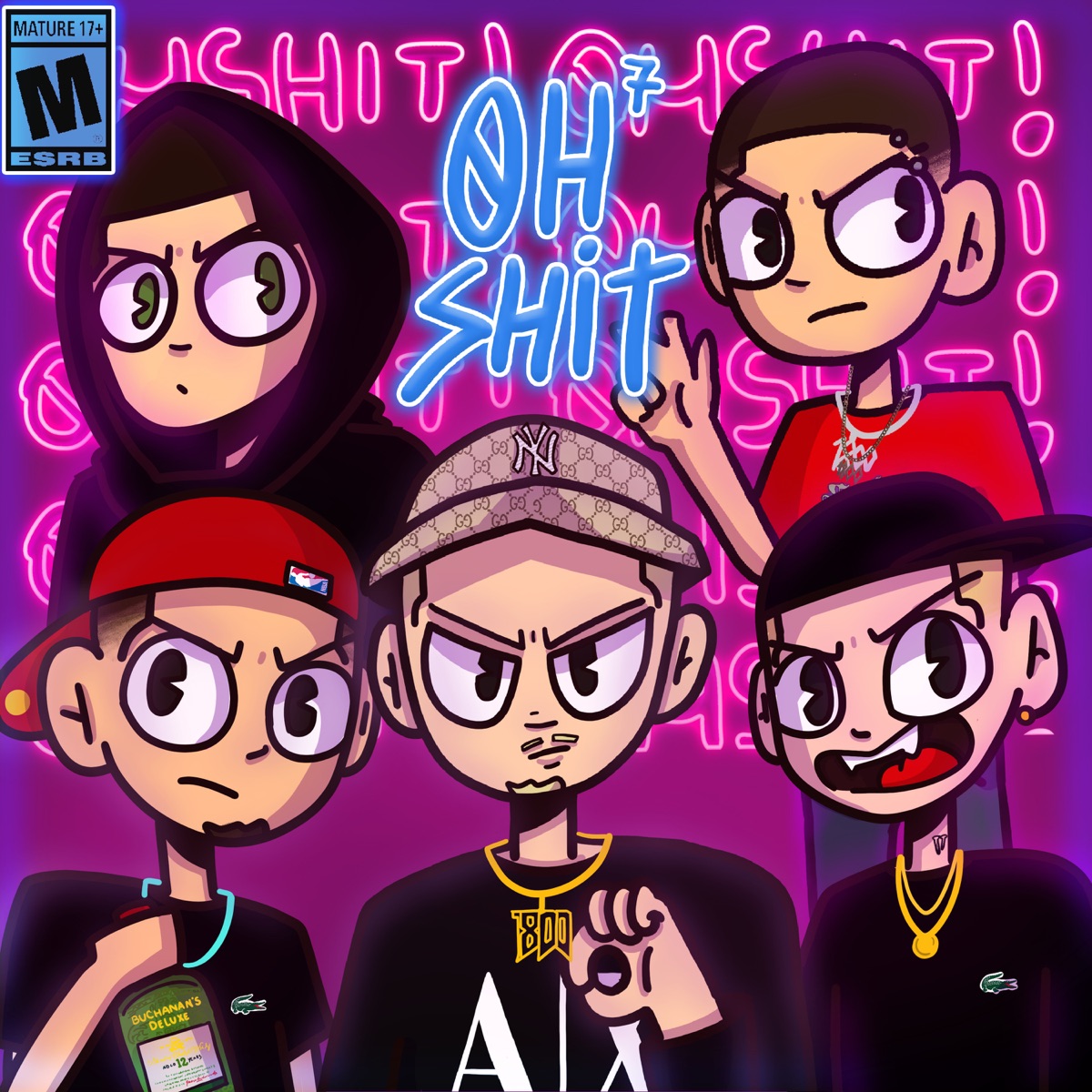 Oh, Shit! (feat. Montecristo & Fire B) - Single by ogtreasure album cover