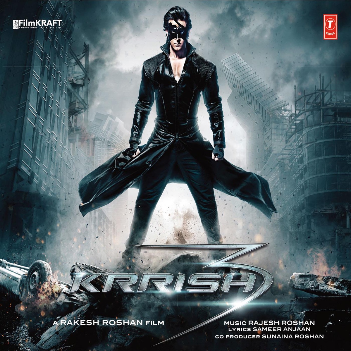 Krrish 3 (Original Motion Picture Soundtrack) by Rajesh Roshan album cover