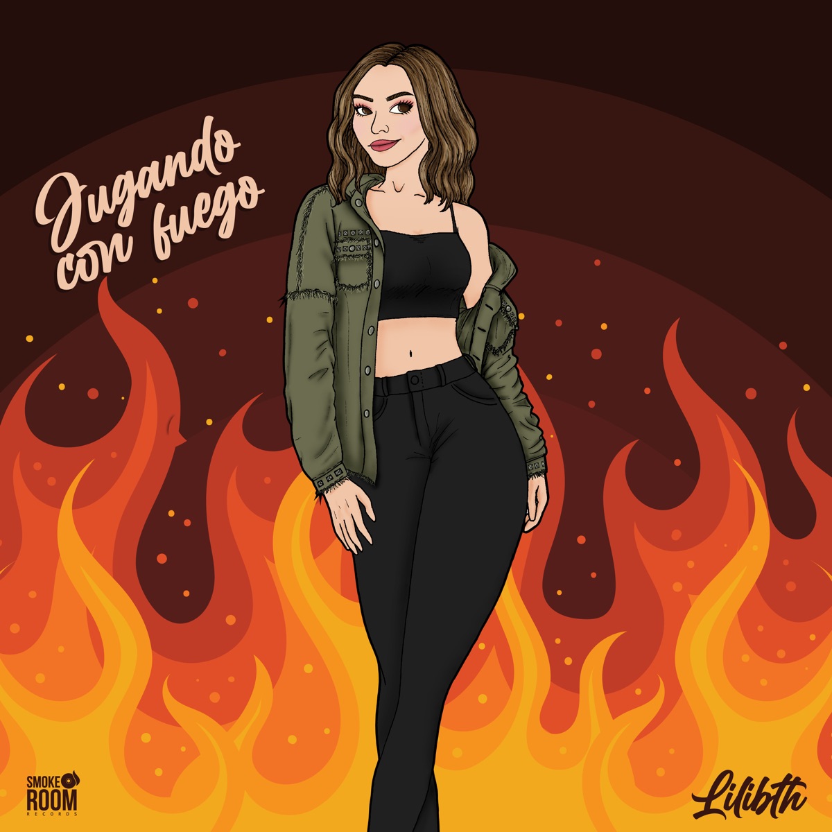 Jugando Con Fuego - Single by Lilibth album cover