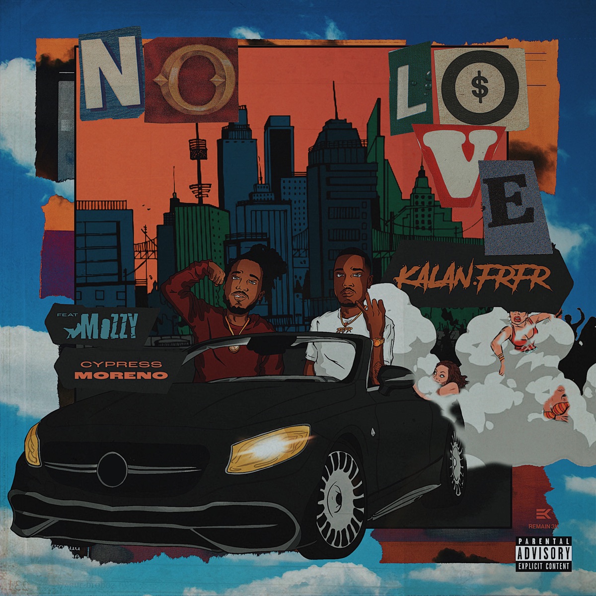 No Love (feat. Cypress Moreno & Mozzy) - Single by Kalan.FrFr album cover artwork