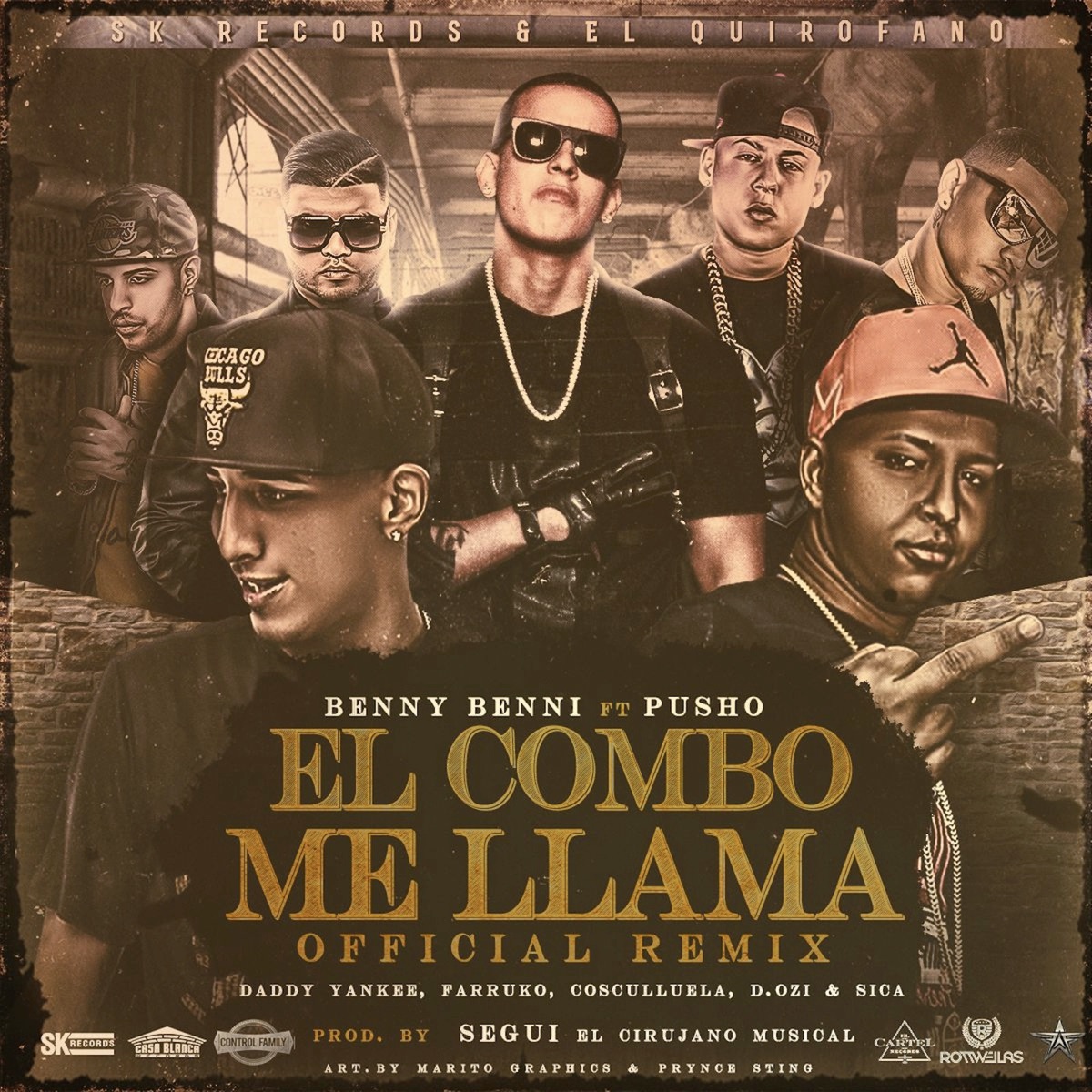 El Combo Me Llama (Remix) - Single by Benny Benni album cover