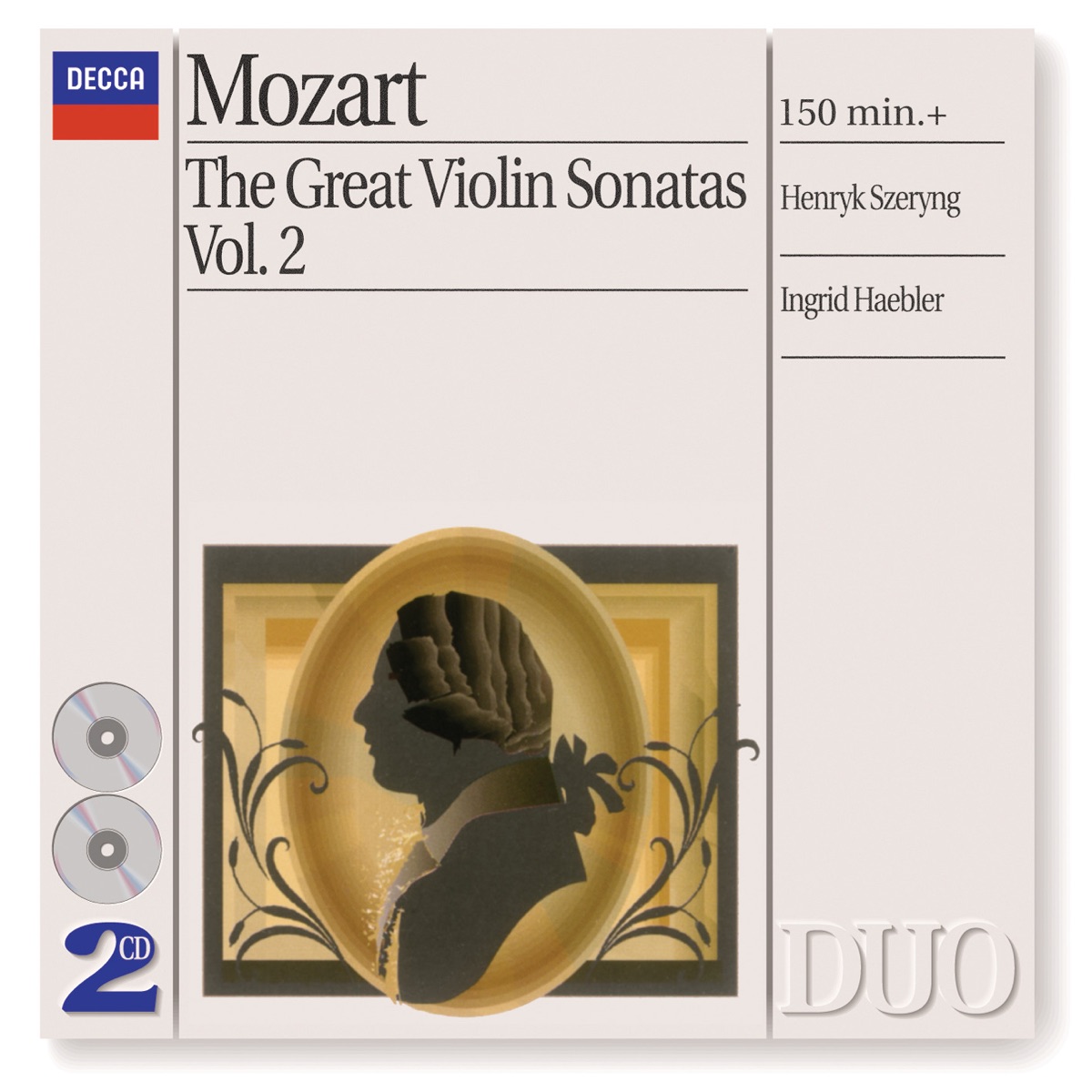 Mozart: The Great Violin Sonatas, Vol. 2 by Henryk Szeryng & Ingrid Haebler album cover