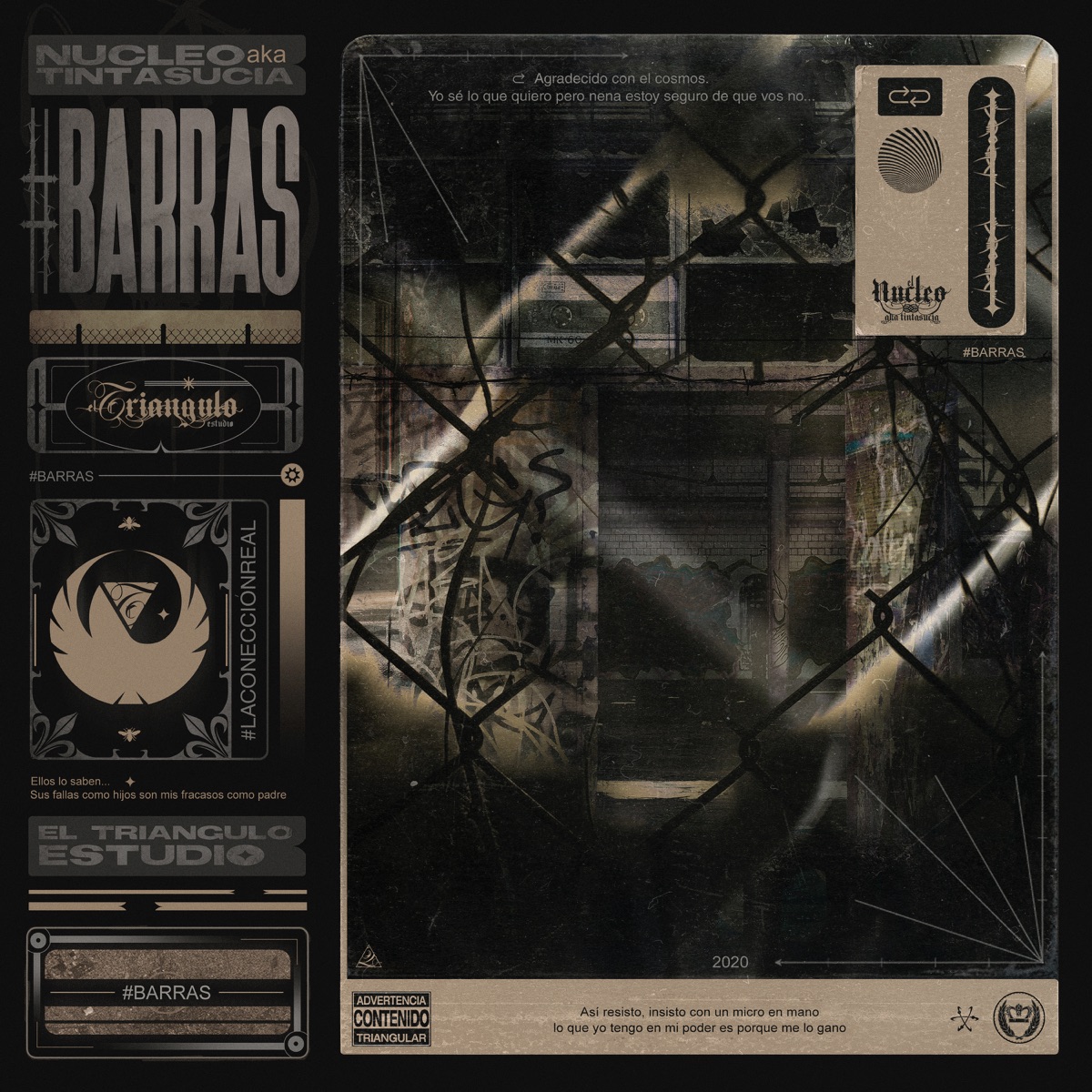 Barras by Nucleo Aka Tinta Sucia & El Triangulo Estudio album cover