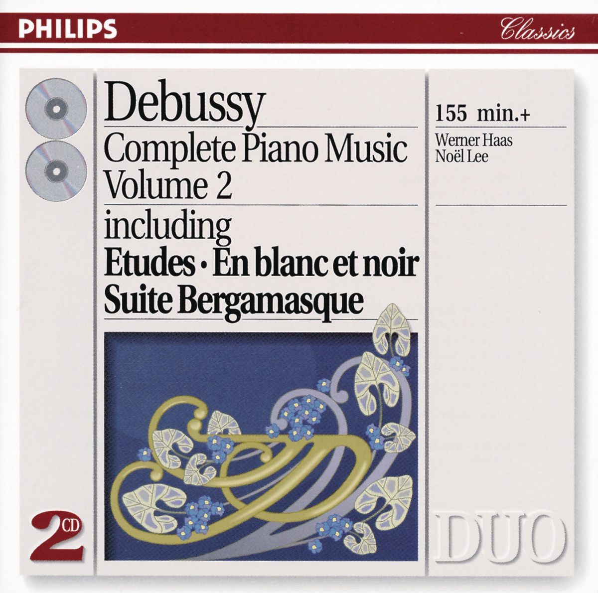 Debussy: Complete Piano Music Vol. 2 by Werner Haas & Noël Lee album cover