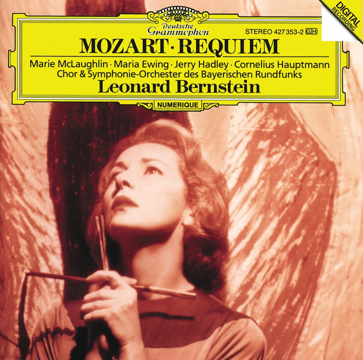 Mozart: Requiem by Leonard Bernstein & Bavarian Radio Symphony Orchestra album cover
