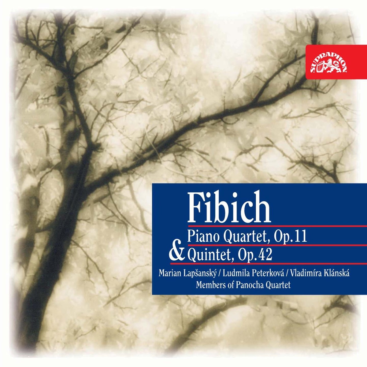 Fibich: Piano Quartet and Quintet by Marian Lapsansky, Jiří Panocha, Miroslav Sehnoutka, Jaroslav Kulhan, Ludmila Peterková & Vladimíra Klánská album cover