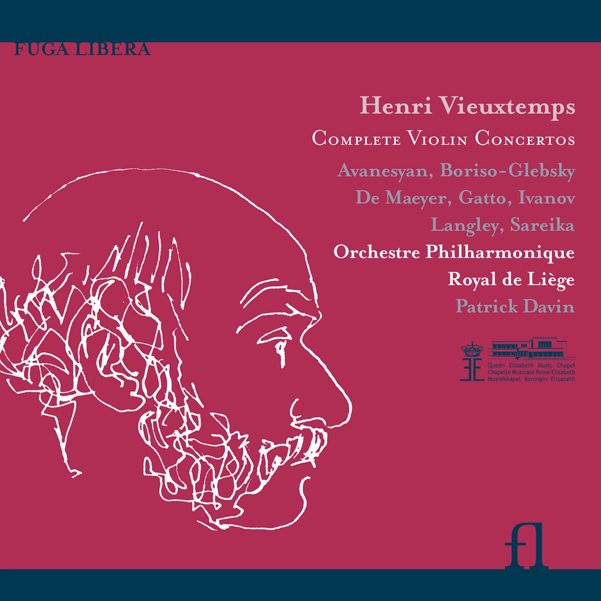 Vieuxtemps: Complete Violin Concertos by Orchestre Philharmonique Royal de Liège & Patrick Davin album cover