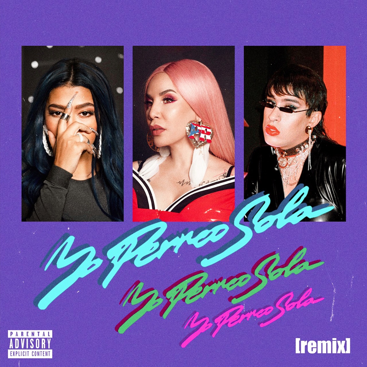 Yo Perreo Sola (Remix) - Single by Bad Bunny, Nesi & Ivy Queen album cover artwork