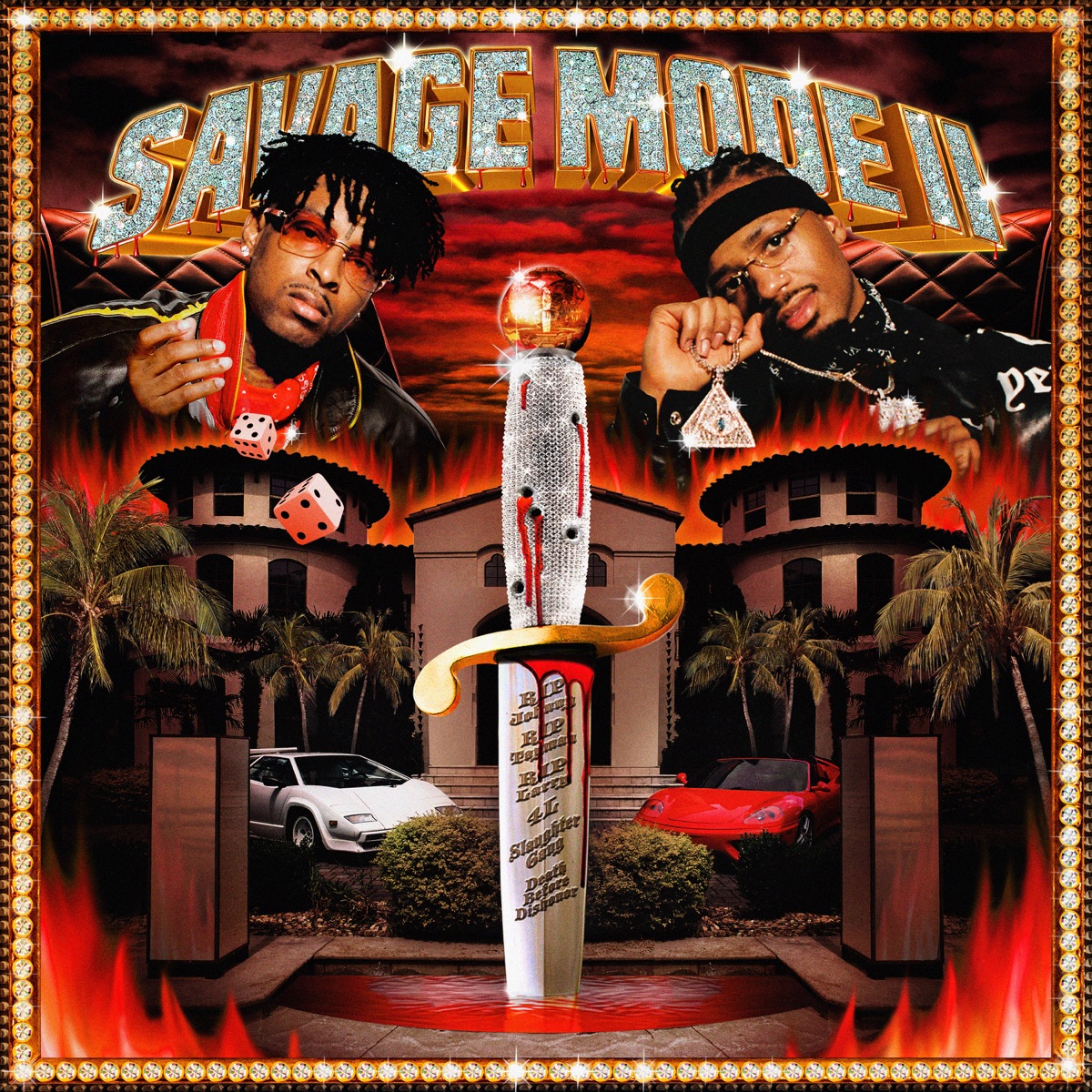 SAVAGE MODE II by 21 Savage & Metro Boomin album cover