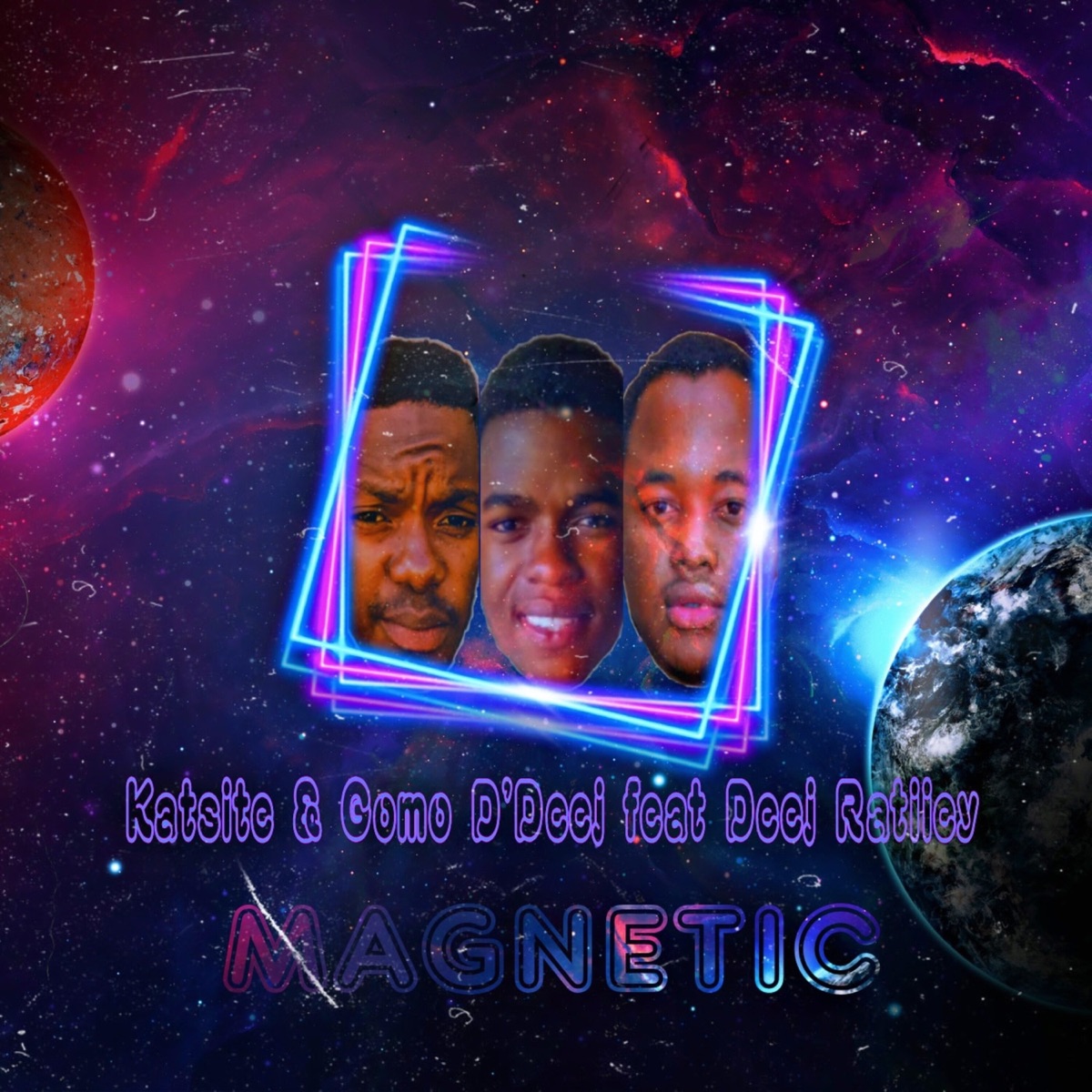 Magnetic (feat. Deej Ratiiey) - Single by Katsite & Gomo D'Deej album cover