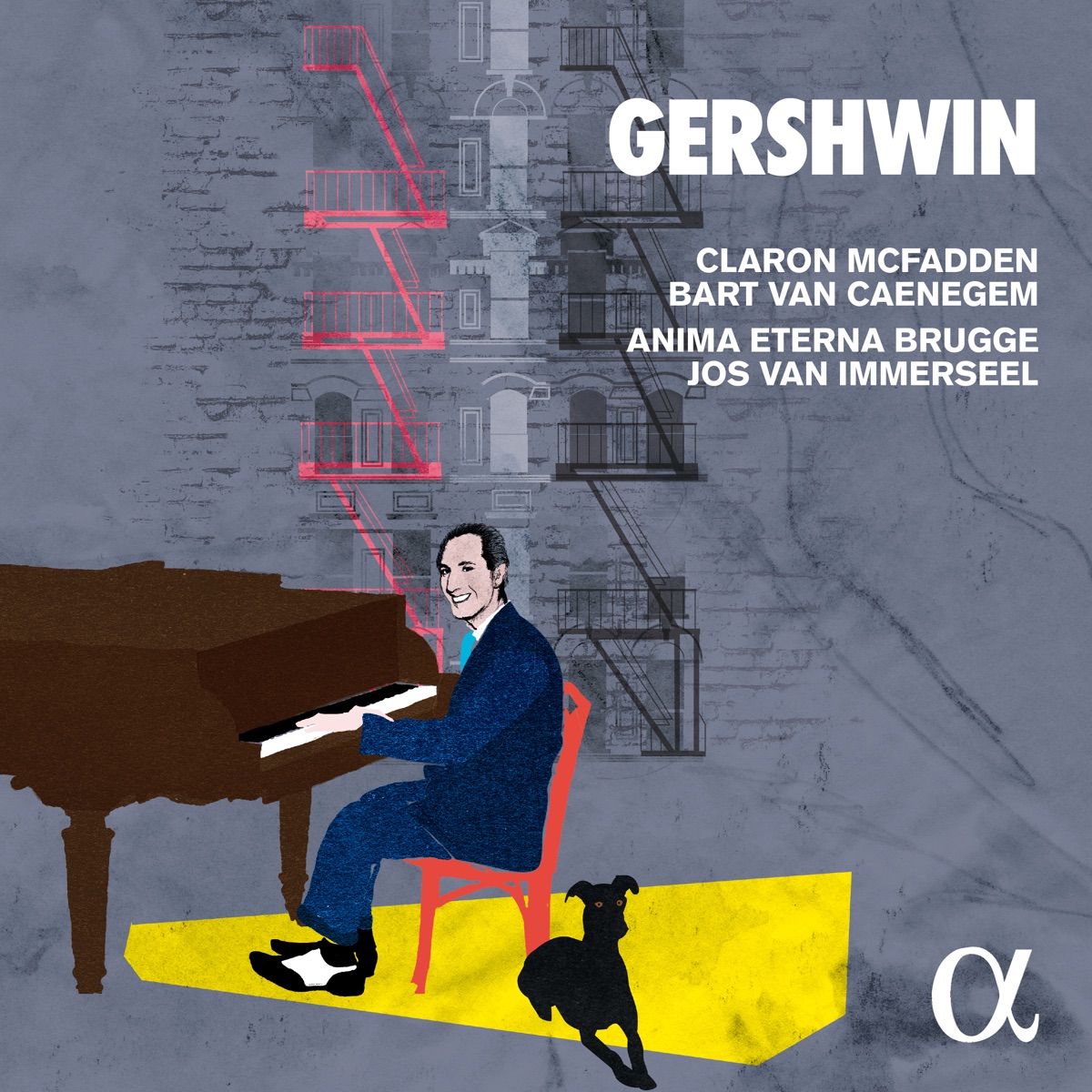 Gershwin by Anima Eterna Brugge, Jos van Immerseel, Claron McFadden, Bart Van Caenegem & George Gershwin album cover