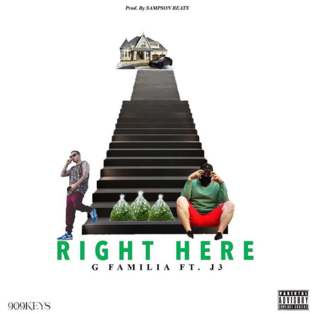 Right Here (feat. J3) - Single by G Familia album cover