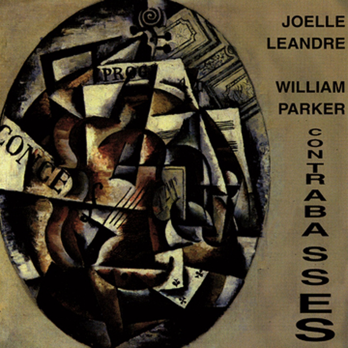 Contrabasses by Joëlle Léandre & William Parker album cover
