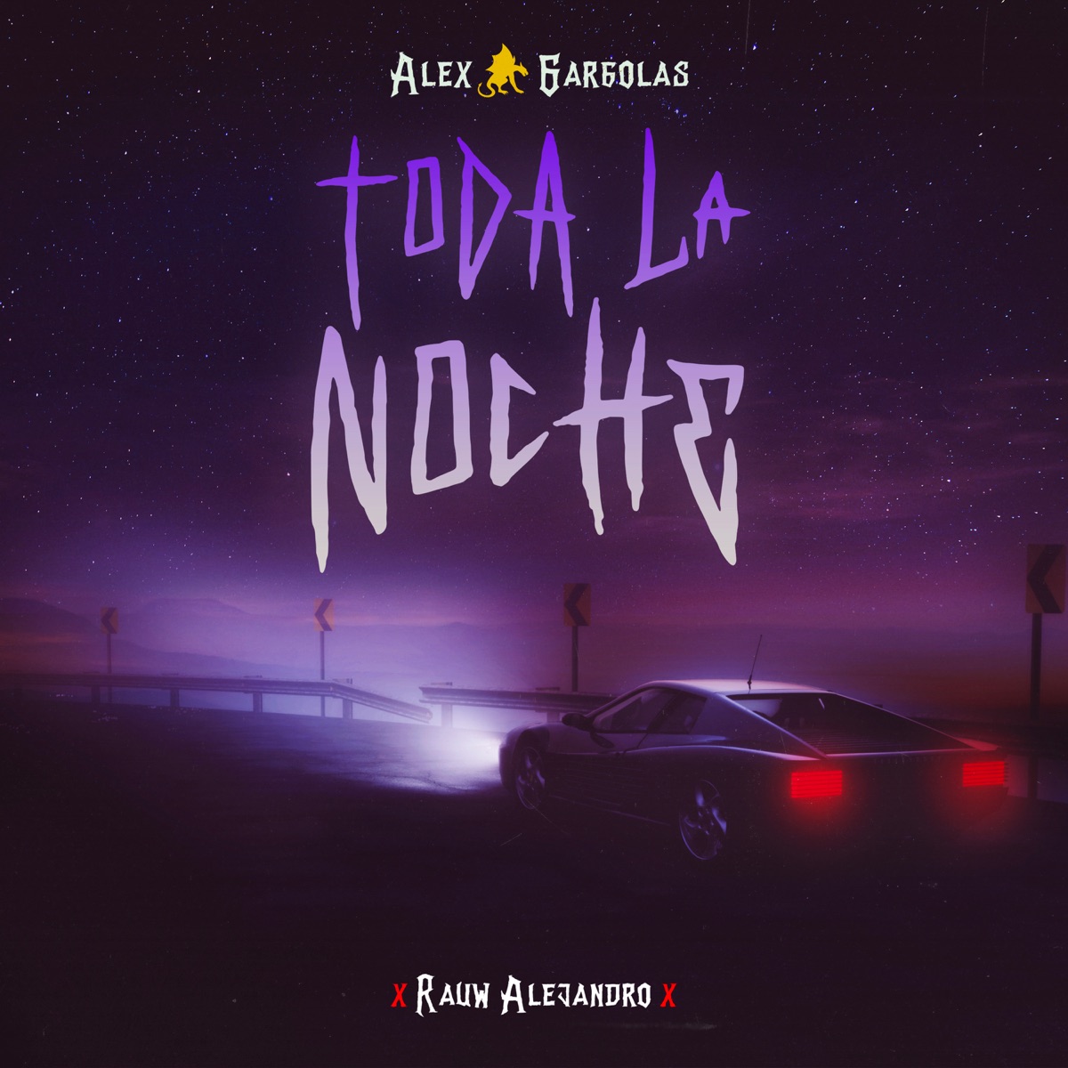 Toda La Noche - Single by Alex Gargolas, Rauw Alejandro & Caleb Calloway album cover