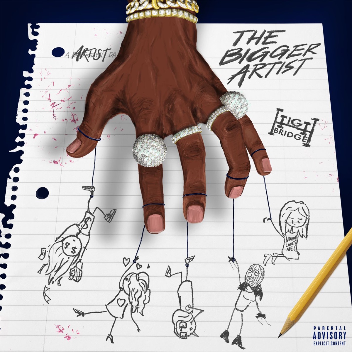 The Bigger Artist by A Boogie wit da Hoodie album cover