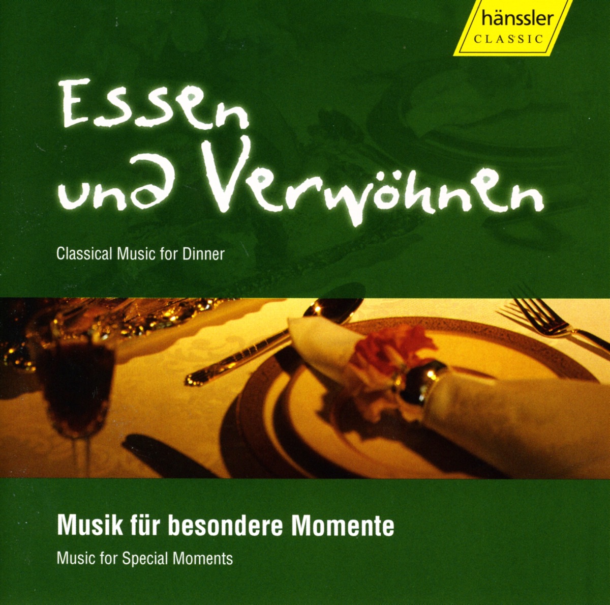 Essen Und Verwohnen - Classical Music for Dinner by Dale Kavanagh, Silvio Dalla Torre, Matthias Petersen, Kai Vogler, Peter Bruns, Roglit Ishay, Horst-Hans Backer, Arad State Philharmonic Orchestra, Koryun Asatryan, Eun Bae Jang, Verdi Quartet, Daniel Blumenthal, Jean Claude Gérard & Eduard Stan album cover