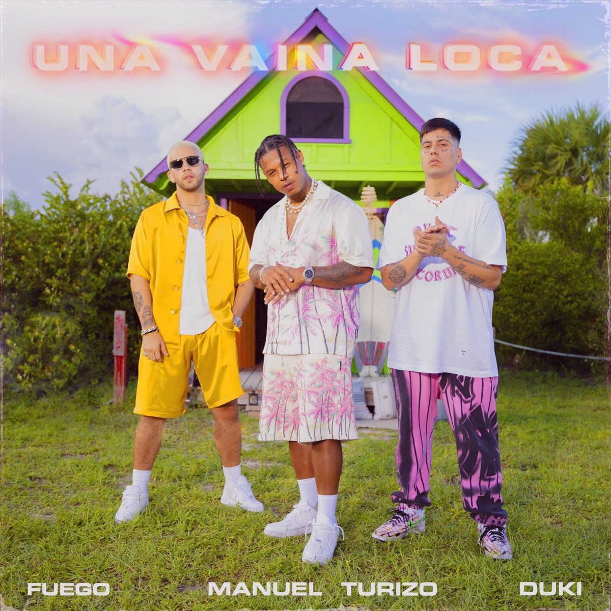 Una Vaina Loca - Single by Fuego, Manuel Turizo & Duki album cover