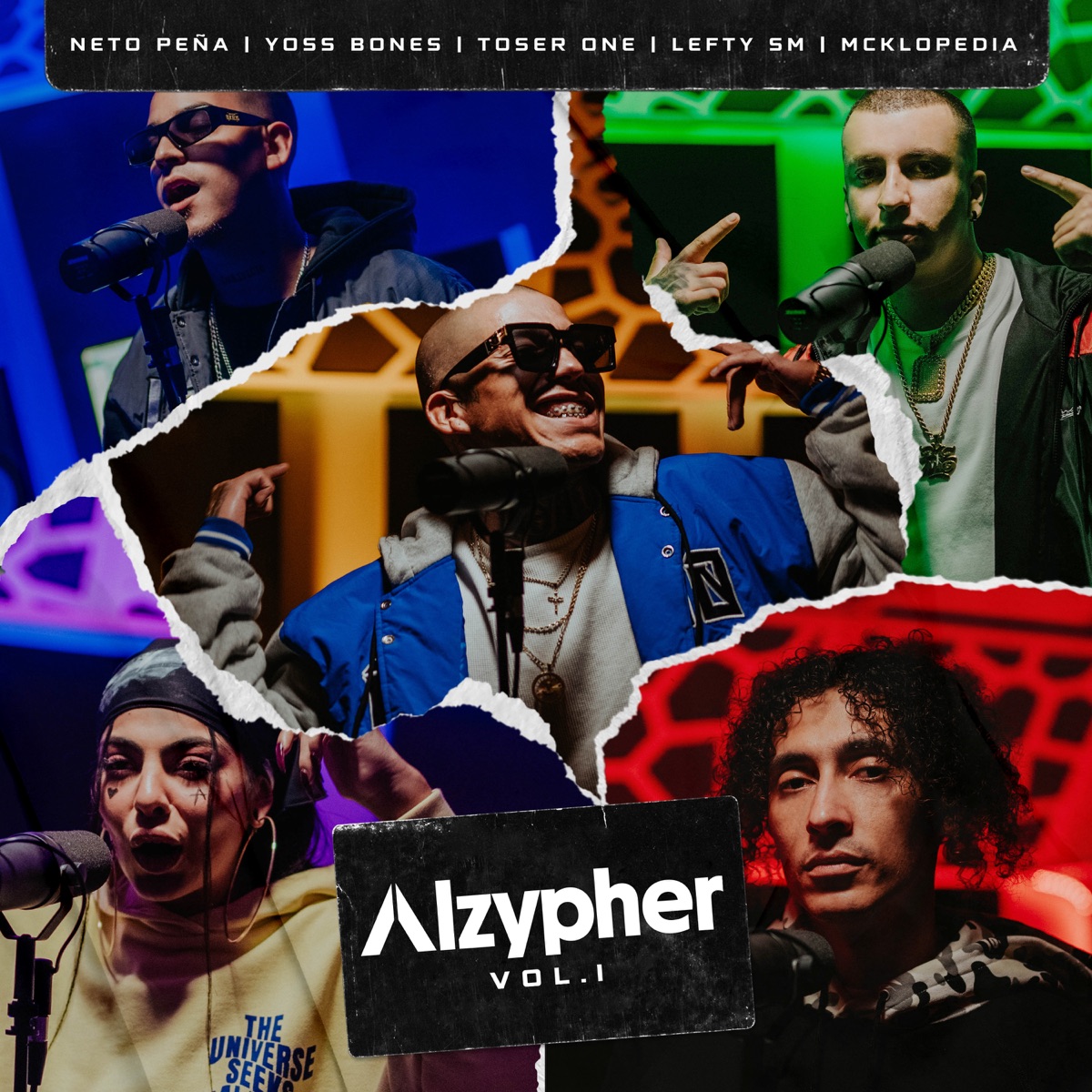 Alzypher, Vol. 1 (feat. Yoss Bones, Toser One, McKlopedia & La Loquera) - Single by Neto Peña, Alzada & Lefty Sm album cover